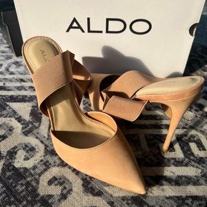 Aldo nude strappo stiletto heels